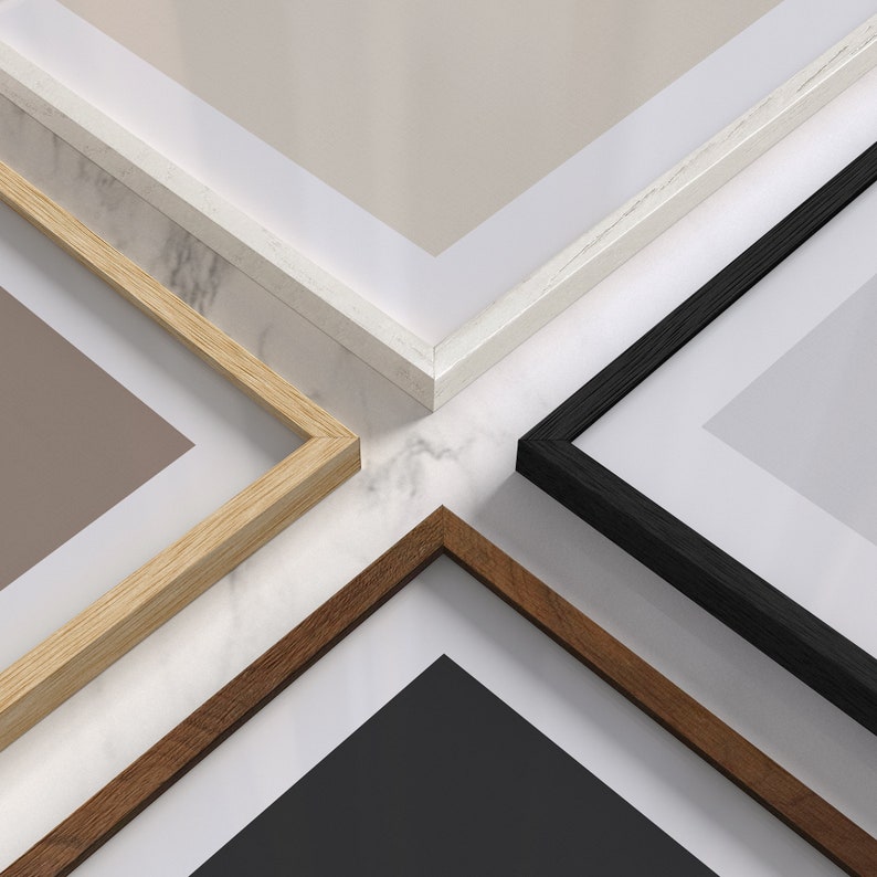 Haus and Hues 16x20 Natural Wood Frames for Posters, 16x20 Beige Frame Wood, 16x20 Poster Frames for Wall, 16x20 Frame Light Wood, Picture image 5