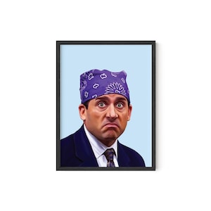 Haus and Hues Michael Scott The Office Poster - The Office Merchandise Wall Art Poster Prison Mike The Office Meme Poster