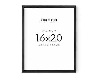 Haus and Hues 16x20 Black Aluminum Picture Frame