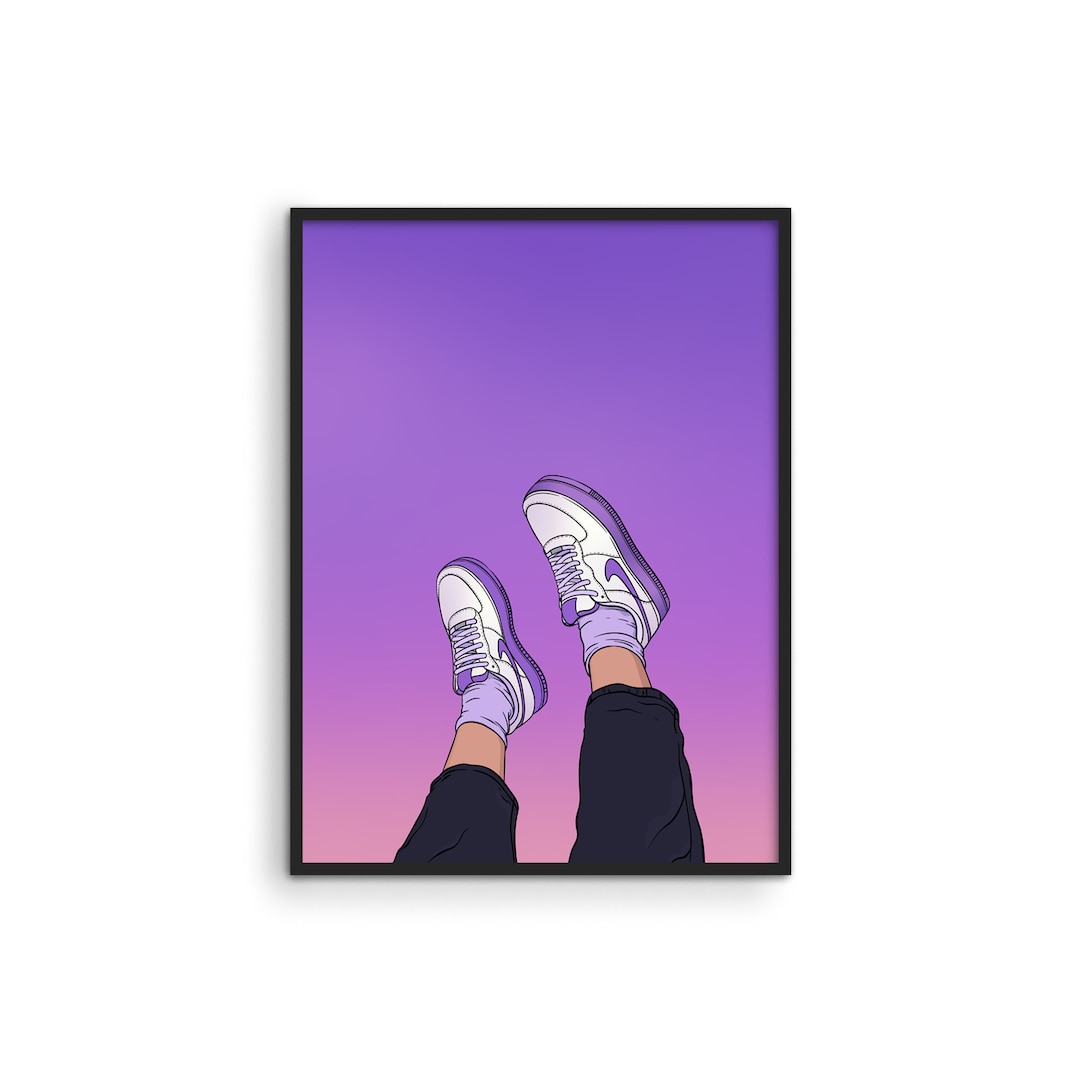 Purple Pictures Wall Decor & Purple Wall Art by Haus and Hues Aesthetic