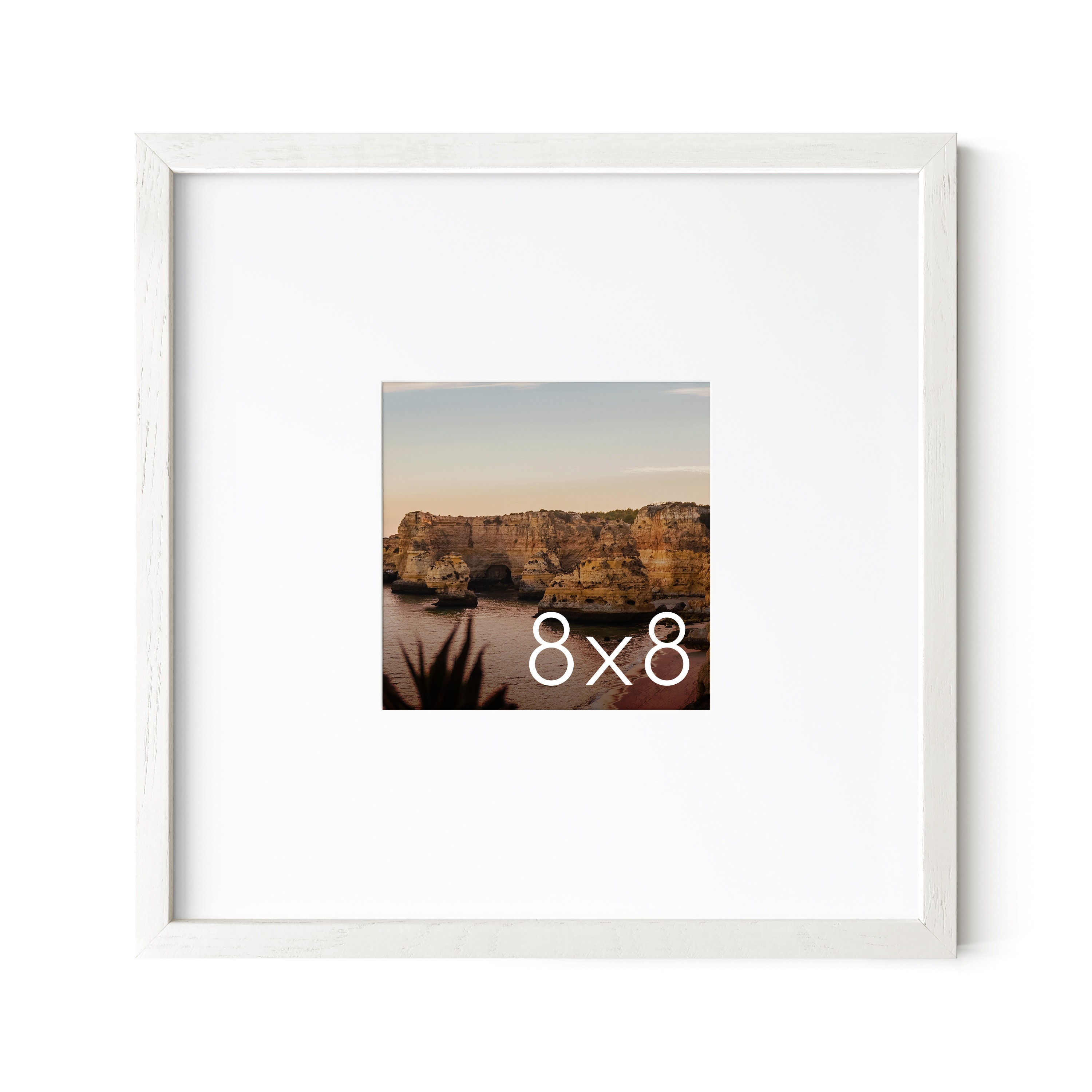 Haus and Hues 8x8 Frames square Frames White Picture Frames, 8x8