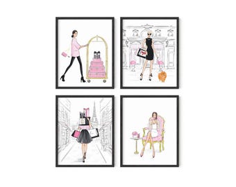 Oliver Gal Chanel Store Front Gallery Art 36x24 - Etsy