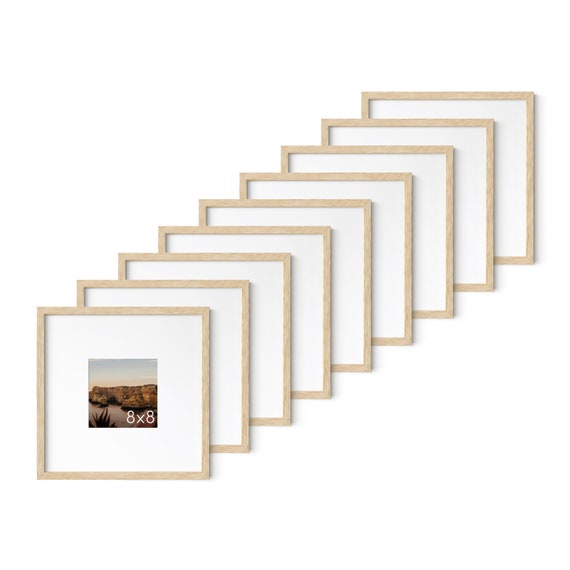 Haus and Hues 8x8 Frames square Frames Beige Picture Frames, 8x8 Picture  Frames Beige Photo Frames, Square Picture Frame Wood 