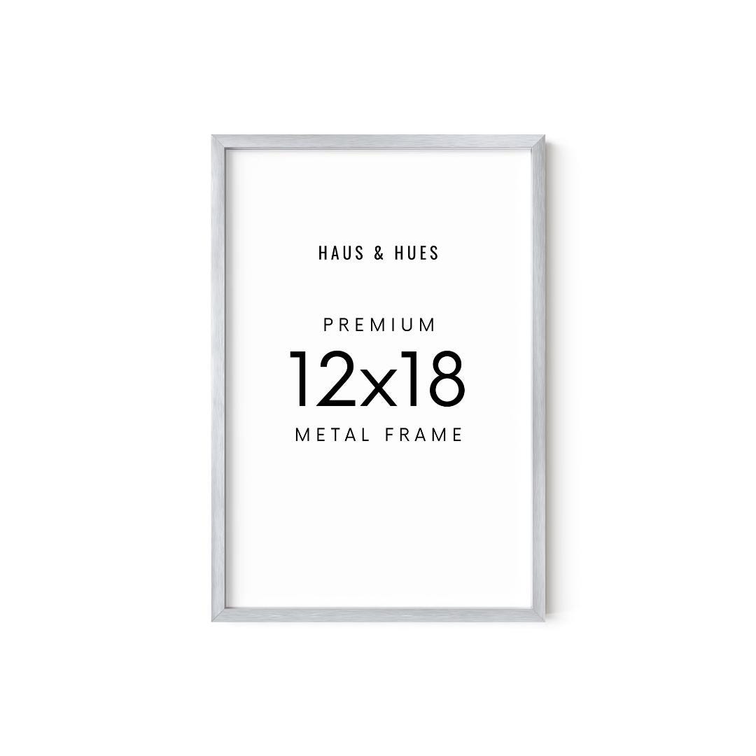 12x18 Silver Aluminum Picture Frame – Modern Wall Art - Etsy