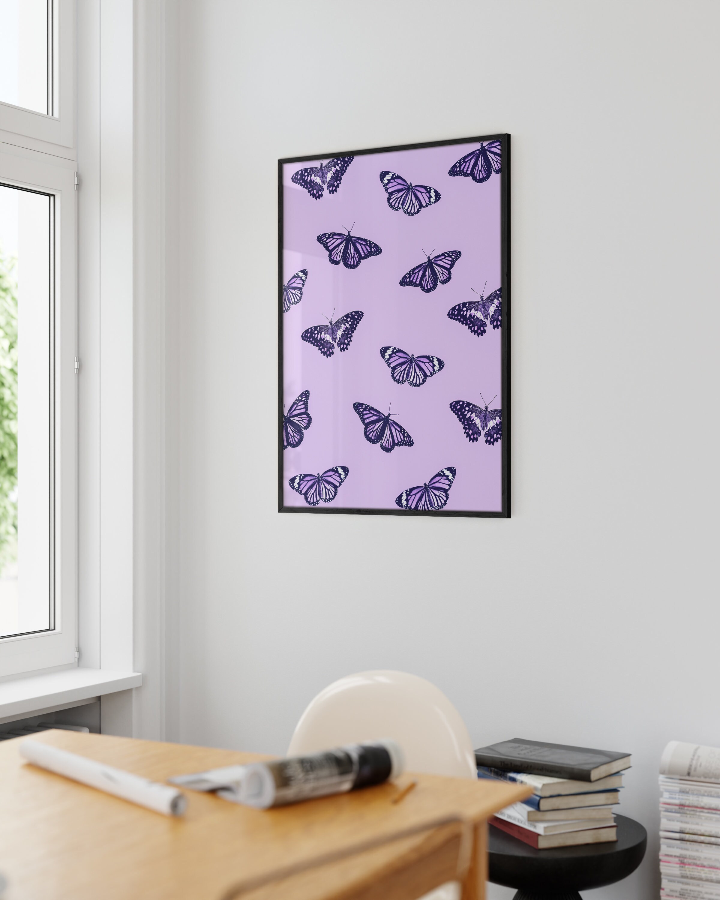 Purple butterflies – Haus and Hues