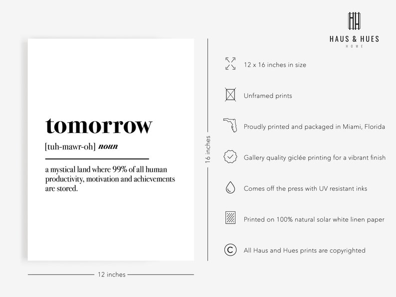 Haus and Hues Funny Dorm Posters Quotes Wall Decor Funny Etsy