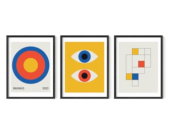 Bauhaus Art Set of 3