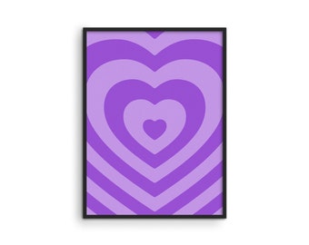 Haus and Hues Purple Wall Decor for Bedroom - Purple Pictures Wall Decor Purple Wall Art Posters for Teen Girls Room