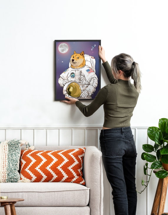 12” x 16” AstroDoge Funny Poster Dorm Decor Cool Posters and Funny Meme Posters for Teens Doge Poster Unframed By Haus and Hues Funny Doge Meme Poster for College Room Decor 12” x 16” AstroDoge Funny Poster Dorm Decor Cool Posters and Funny Meme Posters for Teens Doge Poster Unframed By Haus and Hues Funny Doge Meme Poster for College Room Decor