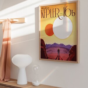Kepler 16b Space Posters for Room -by Haus and Hues, Nasa JPL Posters ...