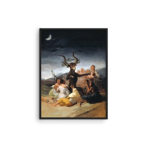 Witch Art Gothic Wall Decor - By Haus & Hues Witch Poster Vintage Grunge Posters Gothic Paintings Creepy Photos Gothic