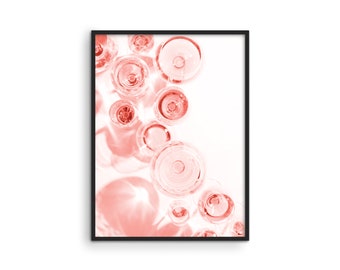 Blush Pink Champagne Flute