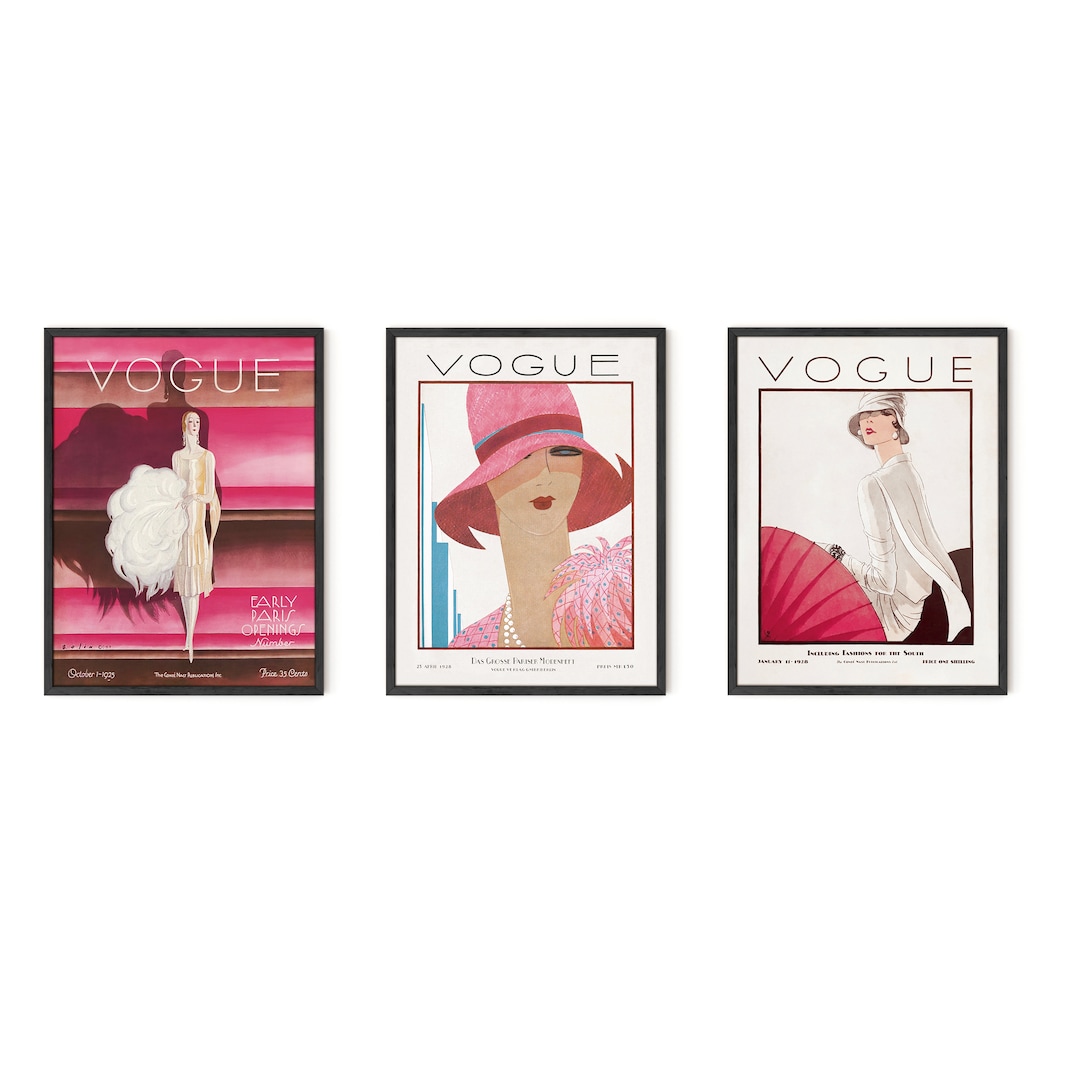 Haus and Hues Vintage Posters for Room Aesthetic Art Print Set of 3