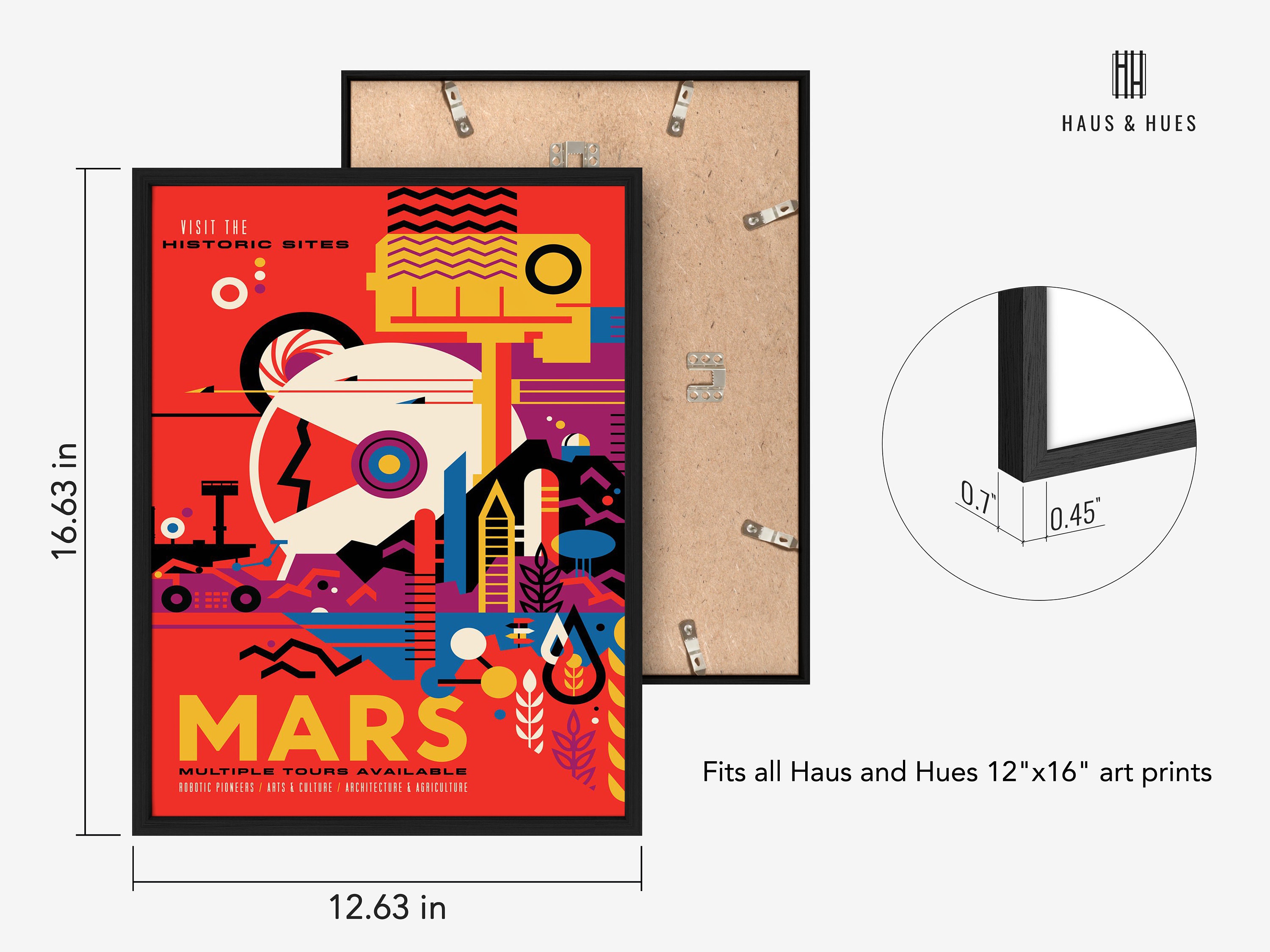 Haus And Hues Explore Mars Poster