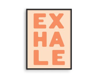 Peach Exhale Art