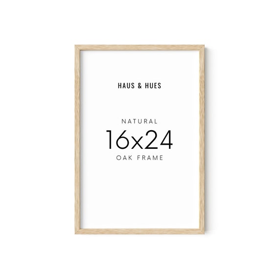 Haus and Hues 16x24 Light Oak Wood Picture Frame