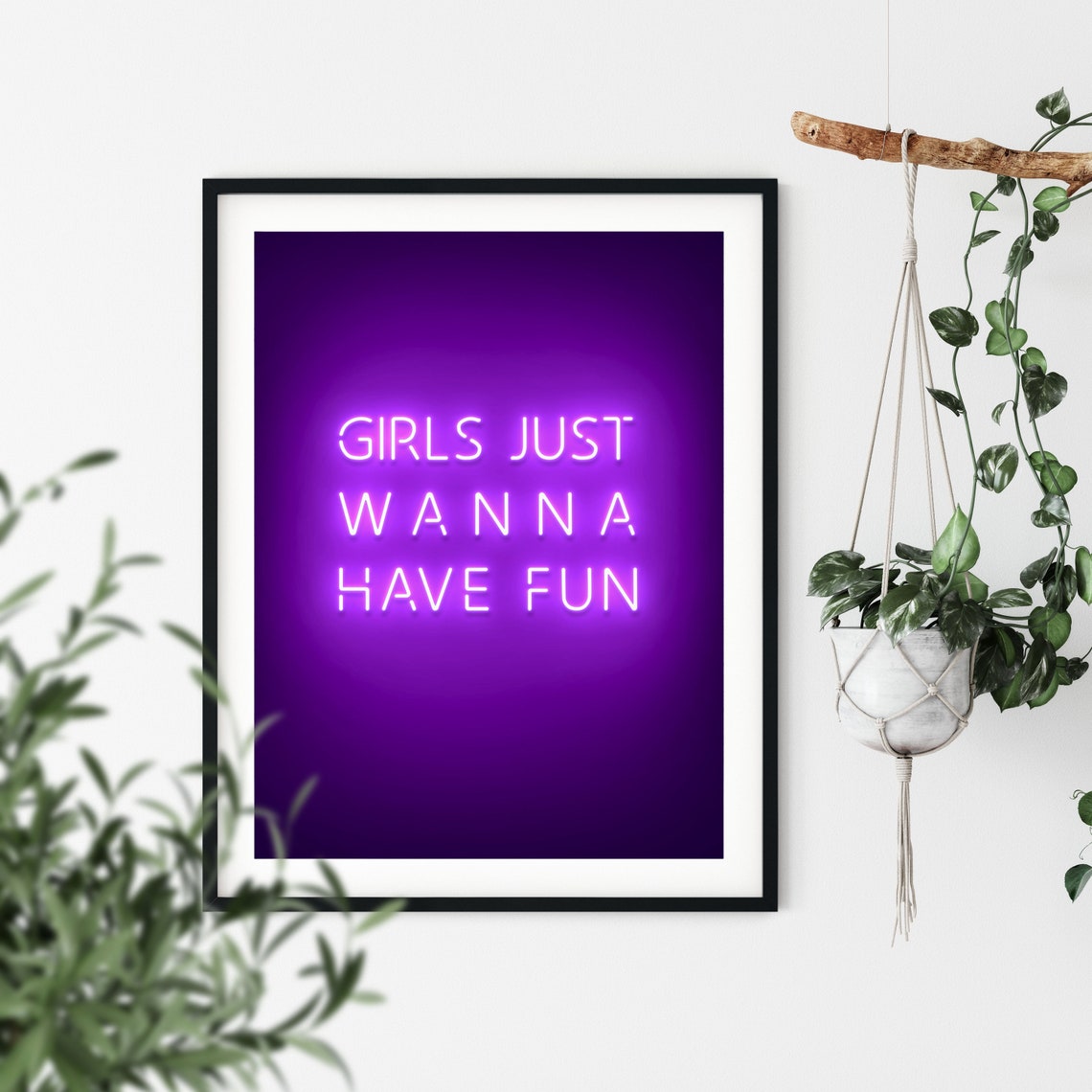 Haus and Hues Purple Pictures Wall Decor Wall Art for Etsy
