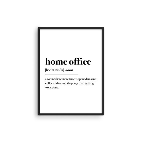 Haus and Hues Funny Quotes for Home Office Decor Funny Home - Etsy ...