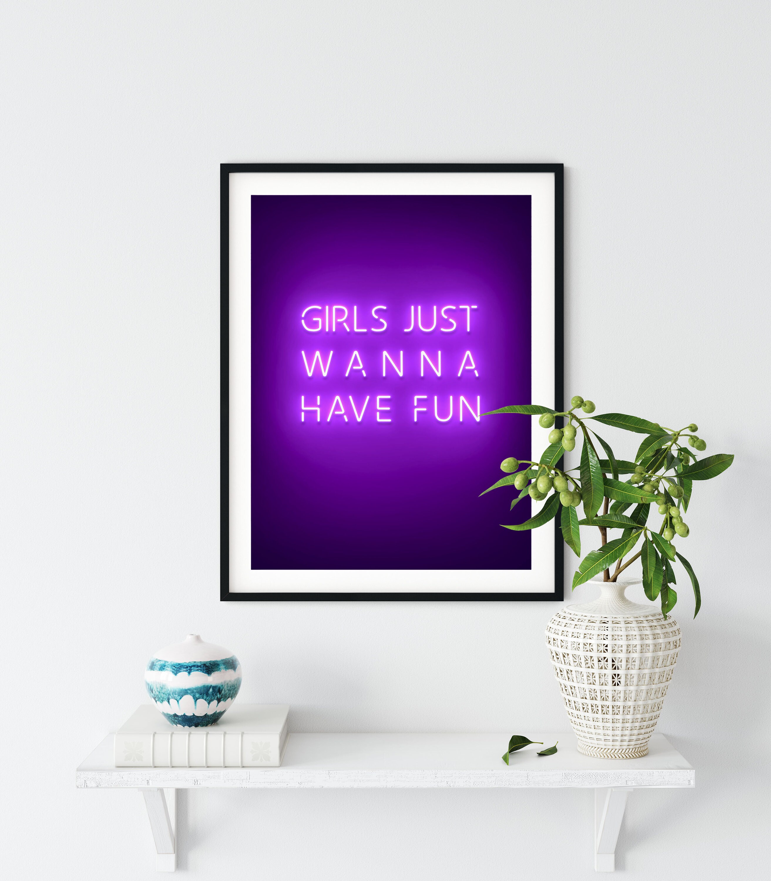 Haus and Hues Purple Pictures Wall Decor Wall Art for Etsy