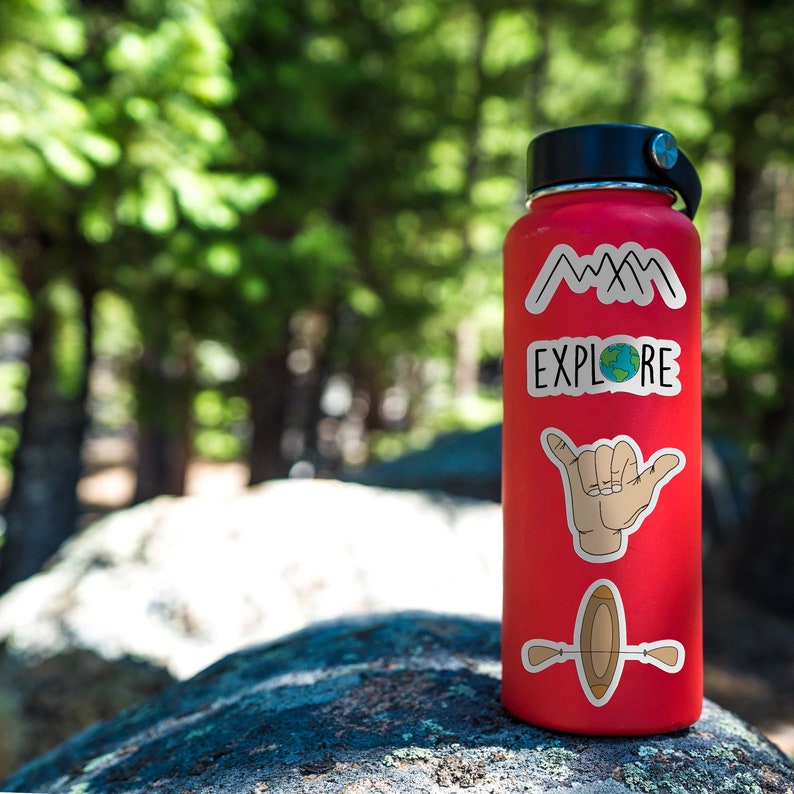 14 Pack Outdoors Hydro Flask Stickers Perfect for Water Etsy