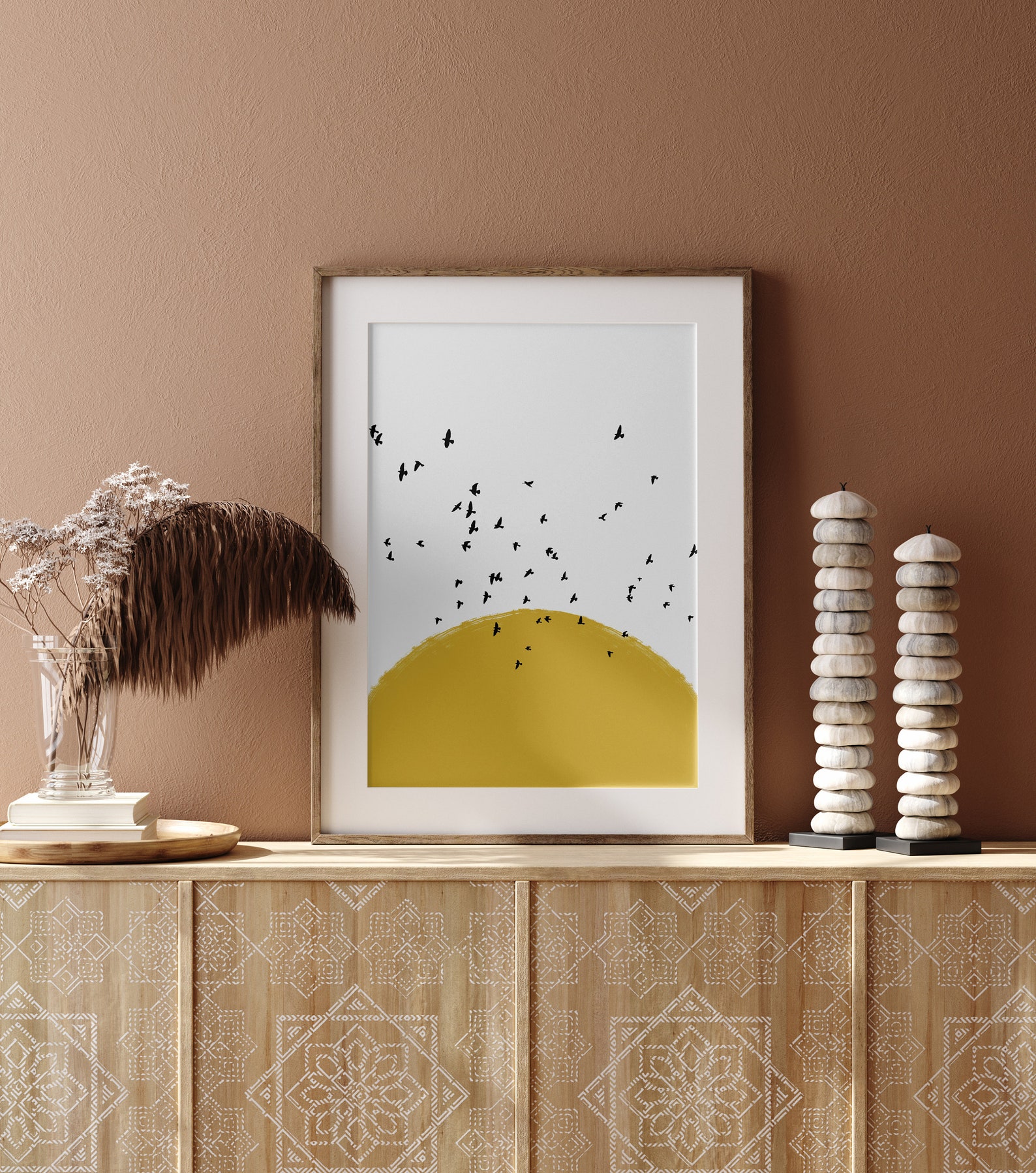 Haus and Hues Sun Art Print Nordic Wall Art Sun Wall Art Etsy UK