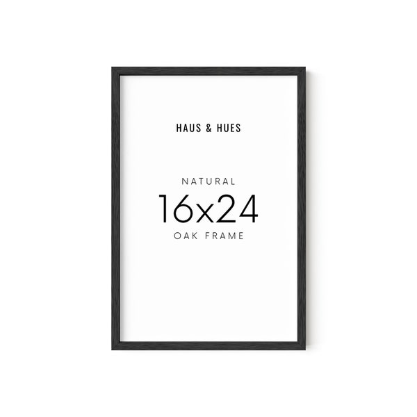 Haus and Hues 16 x 24 Frame - Set of 1 16 x 24 Poster Frame, 16x24 Black Frame, 16 x 24 Picture Frame,Wooden 16 by 24 Picture Frame