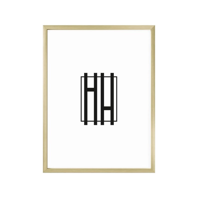Haus and Hues Metal Picture Frame with Plexiglass Black