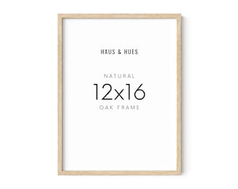 Haus and Hues 12x16 Poster Frames – Frame for Wall Art, Frame For Poster, 12 x 16 Frame Wood Art Frames 12x16 Matted Frame Wood Poster Frame