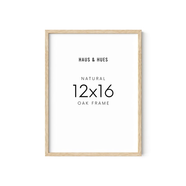 Haus and Hues 12x16 Poster Frames – Frame for Wall Art, Frame For Poster, 12 x 16 Frame Wood Art Frames 12x16 Matted Frame Wood Poster Frame