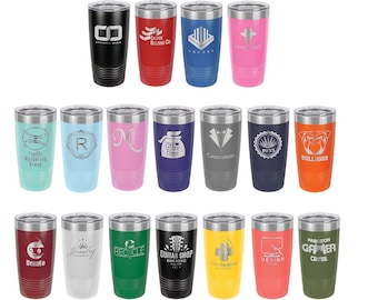 Personalized Tumblers, Your Choice of Image/Words, 20 oz. Polar Camel Insulated Stainless Steel, Personalized Travel Mugs, Custom Tumblers