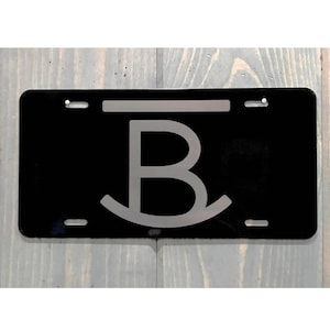 Custom Ranch Brand License Plate, Your Brand - We Engrave It, Laser Engraved, Aluminum Plates, Custom License Plates, Ranch License Plates