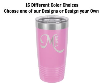 Tazas de viaje personalizadas, su elección de imagen/palabras, 20 oz. Tazas de viaje personalizadas, aisladas, de acero inoxidable, Tazas de viaje grabadas