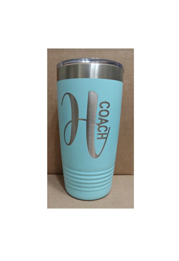 Laser Engraved Travel Mugs Initial/name 20 Oz. Polar Camel Etsy