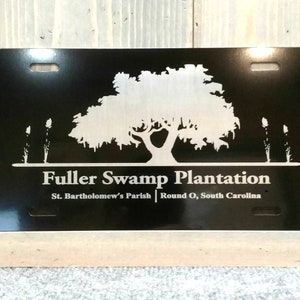 Logo Laser Engraved License Plate - Your Choice of Image/Words Custom License Plate, Personalized License Plate, Business Logo License Plate
