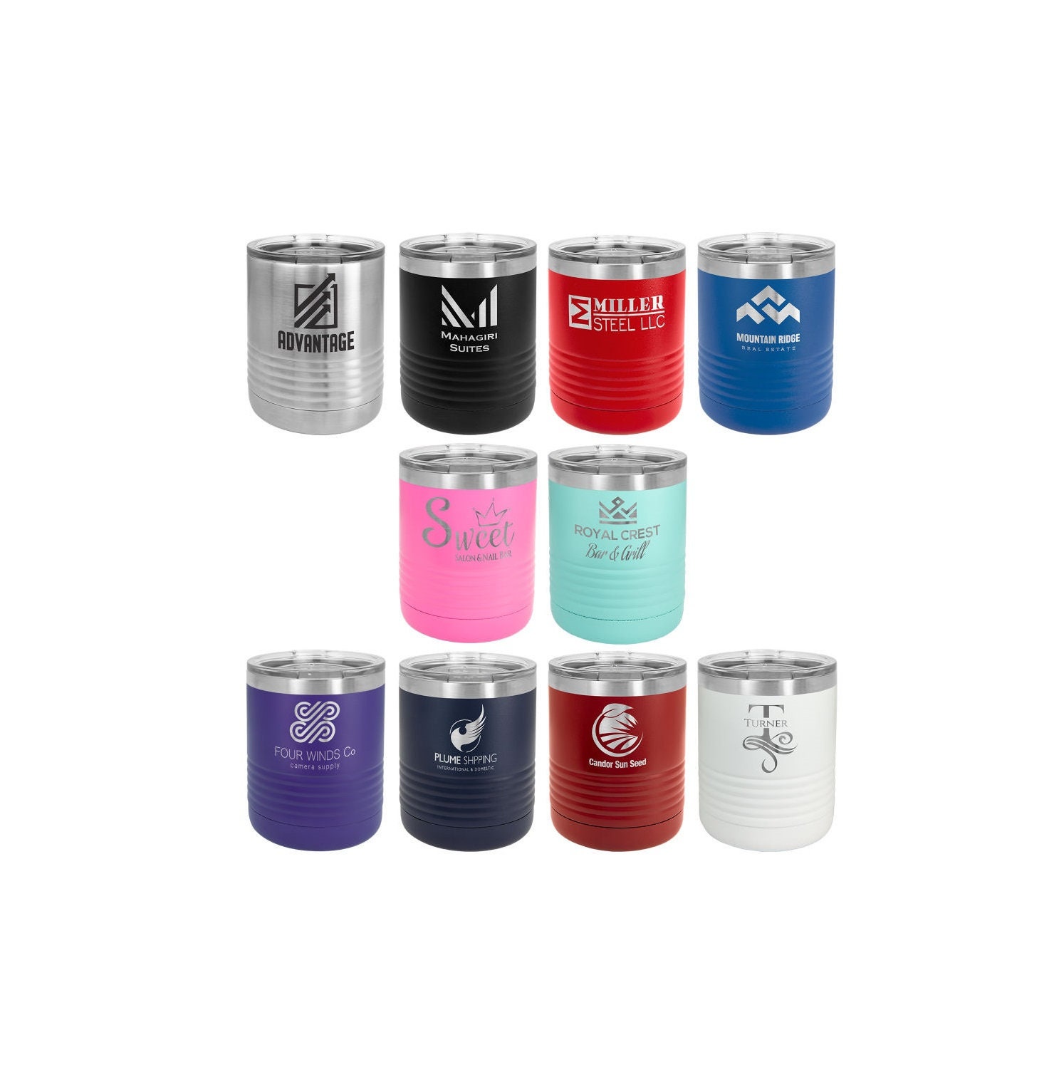 10 oz Polar Camel Metal Tumbler