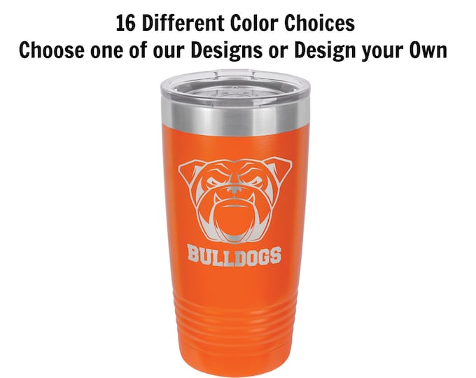 Personalized Travel Mugs, Your Choice of Image/Words, 20 oz. Insulated, Yeti Style, Stainless Steel, Custom Travel Mugs,Engraved Travel Mugs