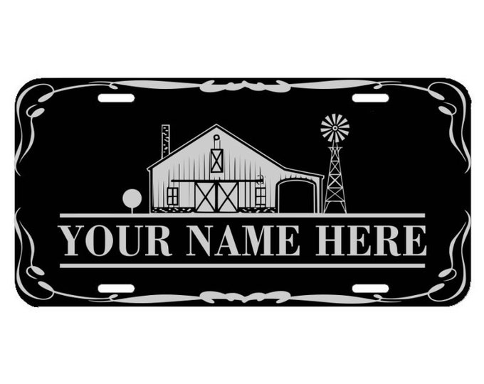 Personalized License Plate, Your Choice of Image/Words, Custom License Plate, Laser Engraved License Plate, Vanity Plates, Corporate Gifts