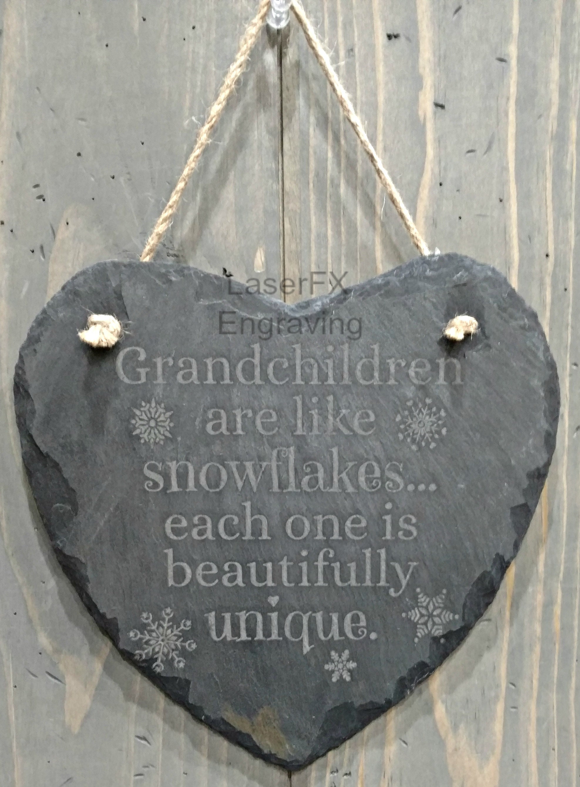 Personalized Slate Heart Plaque Your Choice of Image/Words Etsy