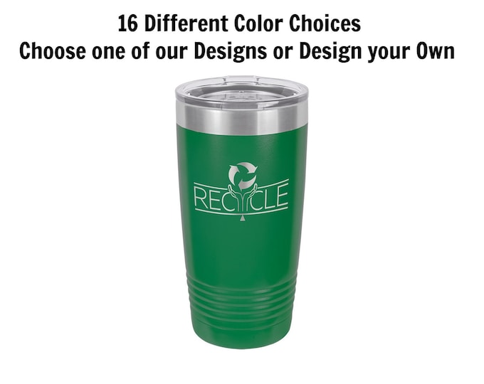 Personalized Travel Mugs, Your Choice of Image/Words, 20 oz. Insulated, Yeti Style, Stainless Steel, Custom Travel Mugs,Engraved Travel Mugs