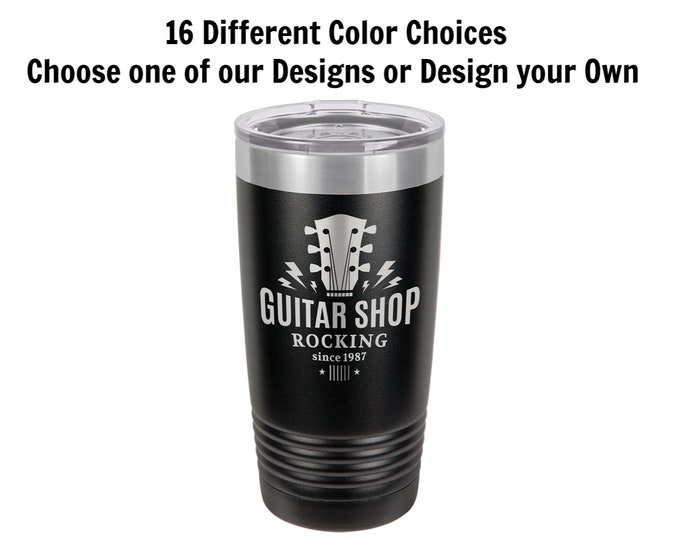 Personalized Travel Mugs, Your Choice of Image/Words, 20 oz. Insulated, Stainless Steel, Custom Travel Mugs,Engraved Travel Mugs