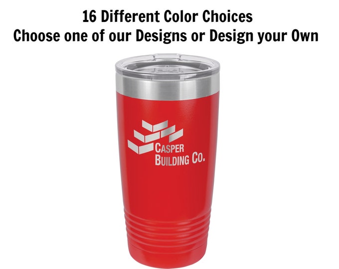 Personalized Travel Mugs, Your Choice of Image/Words, 20 oz. Insulated, Yeti Style, Stainless Steel, Custom Travel Mugs,Engraved Travel Mugs