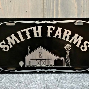 Personalized License Plate, Your Choice of Image/Words, Custom License Plate, Laser Engraved License Plate, Vanity Plates, Corporate Gifts