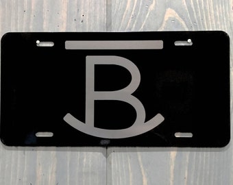 Custom Ranch Brand License Plate, Your Brand - We Engrave It, Laser Engraved, Aluminum Plates, Custom License Plates, Ranch License Plates