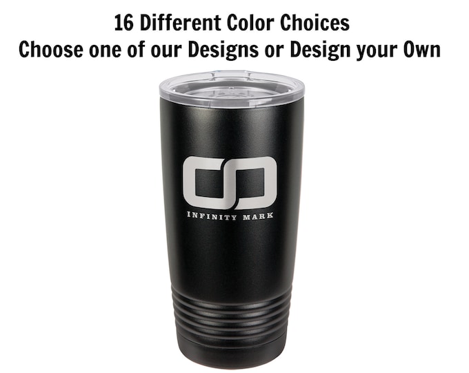 Personalized Travel Mugs, Your Choice of Image/Words, 20 oz. Insulated, Yeti Style, Stainless Steel, Custom Travel Mugs,Engraved Travel Mugs