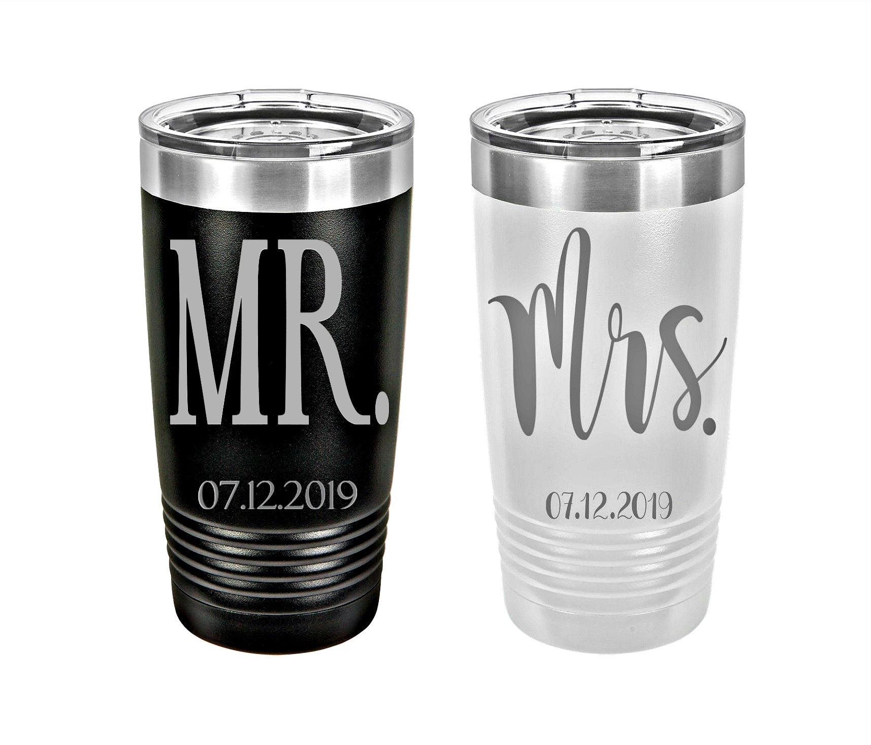 Custom 20 oz Stainless Steel Mug, Personalized Photo Mug