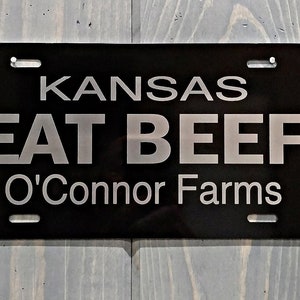 Laser Engraved License Plate, Your Choice of Image/Words, Custom License Plate, Personalized License Plate, Vanity Plates, Corporate Gifts
