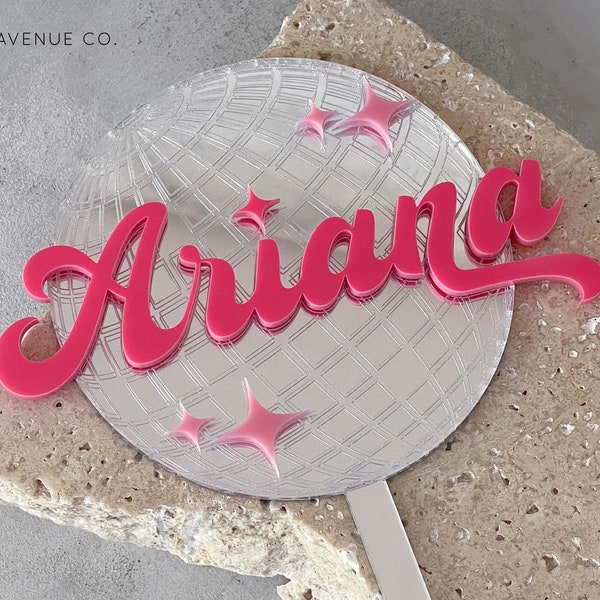 Disco Cake Toppers Etsy Australia