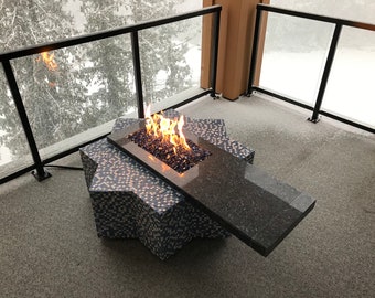 Natural Gas Fire Pit Etsy