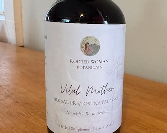 Vital Mother Mineral Tonic | Prenatal, Postpartum + Motherhood Herbal Support | Daily Nourishment for Energy + Replenishment