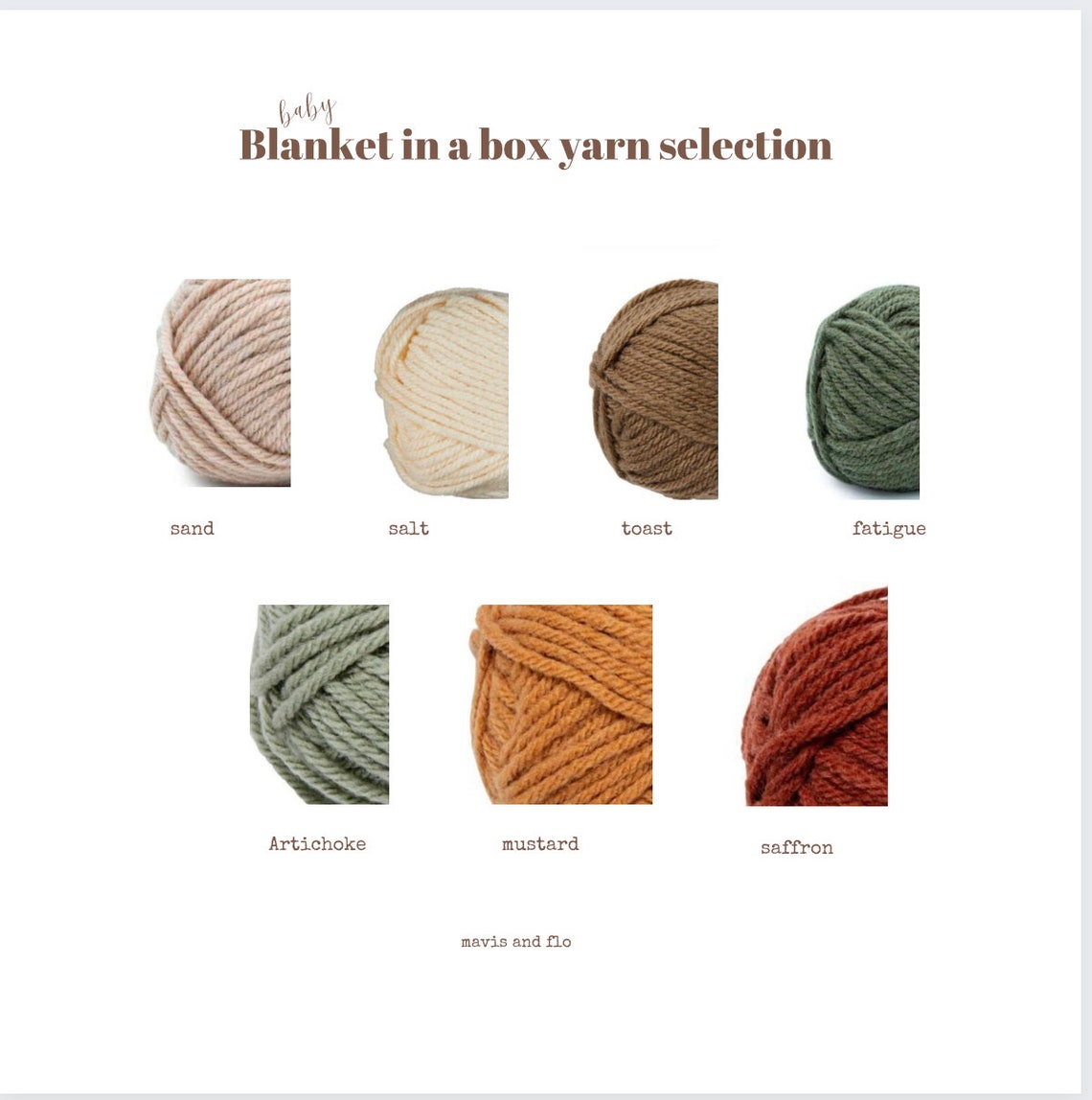 Baby Blanket Crochet Kit Make Your Own Baby Blanket DIY Etsy